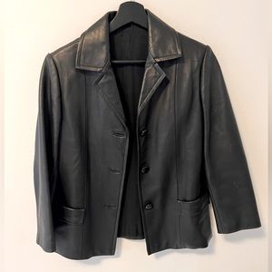 Vintage Ladies pleather Jacket